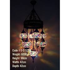 5310 Otantik Osmanli Dekoratif Mozaik 8 1 Basik Avizeler No 2 Avizeler Mozaik Lamba