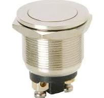 Momentary N.O. Metal Flat Flush Mount Push Button Switch 4A 125V