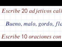 Aprendealeer Youtube Adjetivos Oraciones Sustantivos Y Adjetivos