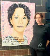 Barbara Abel", Painting by David Belo