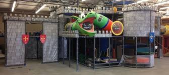 New Install For Dizzy Castle Themed Castle Dragon Playground Structure Http Www Dizzycastle Com S Toddler Play Area Playground Structures Playground Design