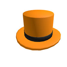 Spooky Orange Top Hat Roblox In 2020 Orange Top Top Hat Create An Avatar