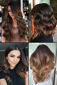 Top 15 Chocolate Brown Hair With Highlights Cabello Ombre Morena Peinados Mechas