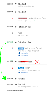 Tottenham Hale Station Map Tottenham Hale Incorrect Train Info - Google Maps Community