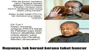 Mahathir mohamad perdana menteri 2018, muhyiddin yassin, pakatan harapan menang, pakatan harapan menang pru14, parti warisan shafie apdal, sabah & sarawak, tsunami melayu. Pakatan Harapan Tidak Berani Menamakan Calon Pm Sebelum Pru 14 Kerana Takut Sabotaj Dalaman Mahathir Pak Din