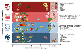 Infographic Chinese Hot And Cold Foods Cold Meals Chinese Medicine Chinese