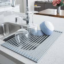 over the sink roll up drying rack the