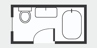 You can use it as attached master bathroom or common perfect layout for luxurious master bathroom. 10 Essential Bathroom Floor Plans