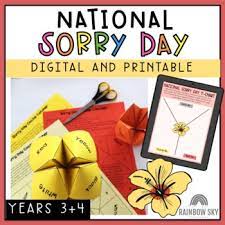 Various national sorry day activities and events take place. National Sorry Day Reconciliation Activity Pack Year 3 4 Tpt