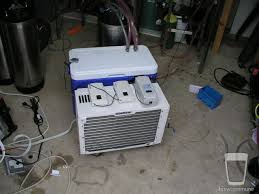 home made glycol chiller from a c unit