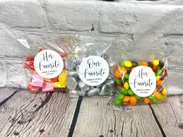 60 HIS HER OUR Wedding Stickers and Bags