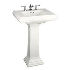 Kohler Memoirs Pedestal Combo Bathroom Sink In White K 2238 4 0 At The Home Depot Mobile Pedestal Sink Traditional Bathroom Sinks Kohler Memoirs