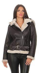 lammfelljacke jessy modestil winterjacke damen jacken