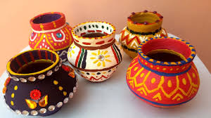 There are 268 suppliers who sells flower pot decoration images on alibaba.com, mainly located in asia. Matki Decoration How To Decorate Pot At Home Indian Festival Diwali Spacial Craft Idea Decor Youtube