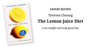 The Lemon Juice Diet By Theresa Cheung Weight Loss Resources