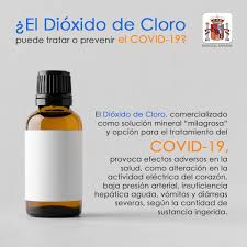 Charla de la ginecologa dr. Hospital Espanol On Twitter El Dioxido De Cloro Es Un Potente Y Toxico Blanqueador Al Que Le Atribuyeron Erroneamente Propiedades Contra El Covid 19 No Arriesgue Su Salud Consulte A Su Medico Https T Co 0b5nsy7u0w
