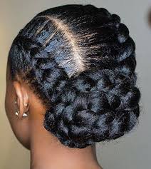 Zopfe Frisuren Fur Naturliches Haar Natural Braided Hairstyles Natural Hair Styles Easy Braids