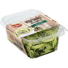 I used my julienne peeler on the carrot and zucchini and my mandolin on the onion and peppers. Del Monte Zucchini Noodle Packaged Foodtown