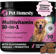 Dog Multivitamin with Salmon Oil, Glucosamine, Probiotics