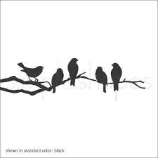 Birds On A Branch Decal Vinyl Wall Sticker Kus Dali Kus Ve Cizimler