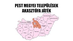 Pest környéki települések térkép : Pest Megyei Telepulesek Akasztofa Jatek