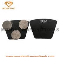 Sti Prep Master Trapezoid Triple Buttons Diamond Grinding Blades