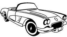 Black And White Corvette Pictures Corvette Cars Coloring Pages Corvette Classic Corvette