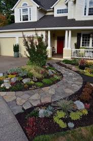 Landscaping Photos Front Of House In 2020 Cheap Landscaping Ideas For Front Yard Pathway Landscaping Front Yard Landscaping Design