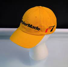 Taylor Made R7 Cap 2006 Open Yellow Golf Hat Adjustable Cotton Taylormade Baseballcap Cap Golf Umbrella Taylormade