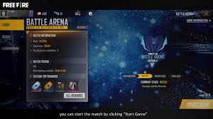 You are expected to keep your war log open throughout the tournament. Free Fire Battle Arena Season 2 Tutorial How To Join And Fight For The 300 000 Diamonds Prize Pool
