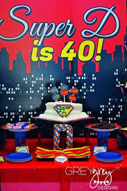 40th Birthday Party Ideas For Women Take A Look At The 12 Best 40th Birthday Themes For Women 40th Birthday Parties Superhero Birthday Party Superman Birthday