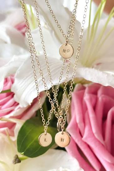 Tiny Initial Necklace