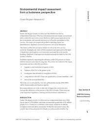 Environmental impact assessment (eia) plays an important role as planning tool in development. Pdf Environmental Impact Assessment From A Sudanese Perspective