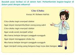 So sahabat sbi tinggal memilih saja yang manakah yang cocok dijadikan referensi. Puisi Tentang Cita Citaku Menjadi Dokter 2 Bait Pantun Cinta
