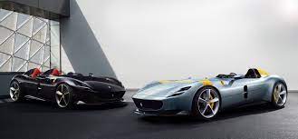 The ferrari monza sp1 is one of those cars that's singular in its appearance. Photos Ferrari S Limited Edition Monza Sp1 Has No Windshield Or Roof