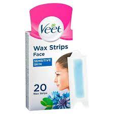 Best wax for hair removal at home. Veet Hair Removal Wax Strips Face For Sensitive Skin X20 Sainsbury S