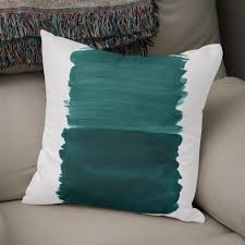 Pillows are the perfect way to enhance your home decor or change it up when you feel like it. Dark Teal Emerald Abstract Minimalism 3 Minimal Ink Throw Pillow By Anita S Bella S Art Numbered Edition From 27 Curioos In 2021 Teal Pillows Teal Living Rooms Throw Pillows