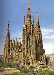 bəˈzilikə ðə lə səˈɣɾaðə fəˈmiljə; Sagrada Familia In The Year 2050 Cathedral Architecture Gaudi Architecture Church Architecture