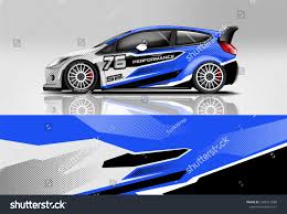 racing hatchback car wrap decal and sticker design vector eps 10 format hatchback cars car wrap racing car design