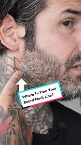 Where to Shave Your Neck Beard Line