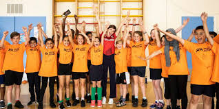 Emma Watson Surprises Students At Hockey Futures Charity Event