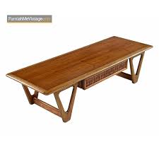 Never leave your couch again. Mid Century Modern Lane Perception Surfboard Coffee Table