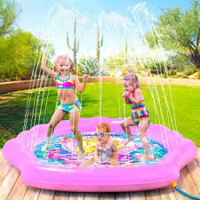 Princessea Girls Xl 70 Mermaid Sprinkler For Kids In 2020 Kids Sprinkler Splash Pad Water Pad