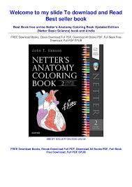You can get the free the anatomy coloring book pdf right now from our website. Read In Pdf Netter S Anatomy Coloring Book Updated Edition Netter