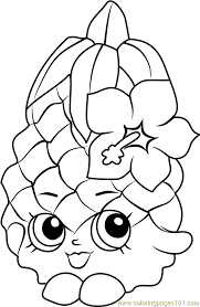 Pineapple Crush Shopkins Coloring Page Shopkins Colouring Pages Shopkins Coloring Pages Free Printable Coloring Pages