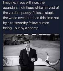 Only a Shrimp can fry this race in The Twilight Zone. : r/TwilightZone
