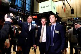 Snapchat ipo highlights markets have learned noting from the dot com bubble implosion of 2001 and the stock market crash of 2008. Snapchat Ipo Snap Stock Opens Closes First Trading Day On Nyse