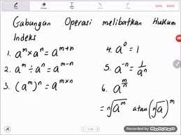 Trial examination papers + answers. Bab 1 Matematik Tingkatan 3 2019 Penyelesaian Masalah Melibatkan Hukum Indeks Youtube