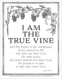 Maybe you would like to learn more about one of these? I Am The Vine Coloring Page Flanders Family Homelife