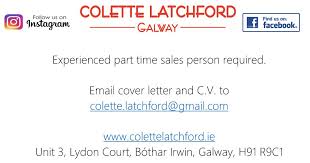 As a fashion stylist with j. Colette Latchford Fashion On Twitter We Are Looking To Hire A Sales Assistant For A Part Time Role Fashion Retail Experience Would Help Galway Jobfairy Https T Co Qk8rhrvqbz